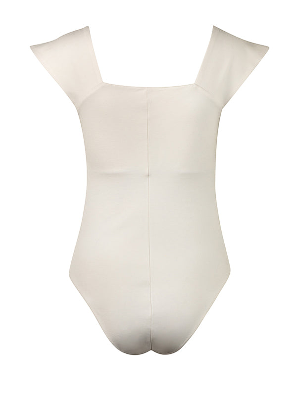 reverse side bodysuit ivory neckline