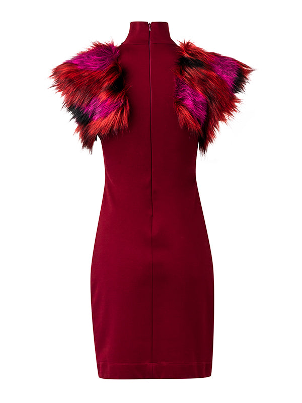 Short fuchsia dress