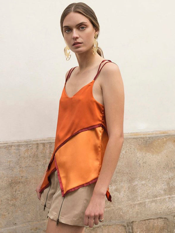 orange blouse